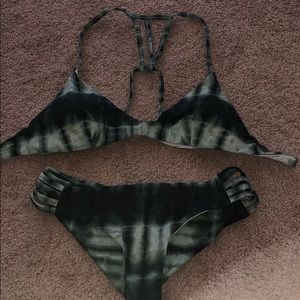 tie dye RVCA bikini
